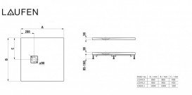 Душовий піддон Laufen Solutions 100х100 см композитний матеріал Marbond пісочний H2164410350001