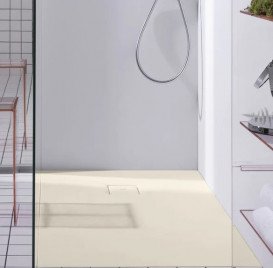 Душовий піддон Laufen Solutions 100х140 см композитний матеріал Marbond пісочний H2134450350001