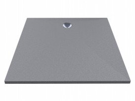 Душовий піддон Miraggio Brugge 900 кварцовий пісок Mirastone сірий 0000456