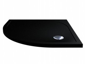 Душевой поддон Miraggio Madrid 800 кварцевый песок Mirastone черный 0000953