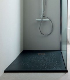 Душевой поддон мраморный Kerasan H2.5 140х70 см антрацит 703554