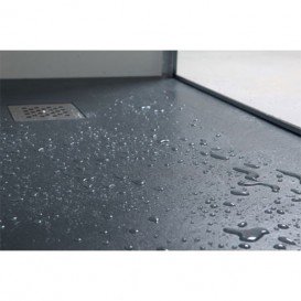Душовий піддон мармуровий Kerasan H3 180х90 см антрацит 706254