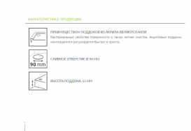 Душевой поддон Radaway Argos A 100х100 см акрил белый 4AA1010-01