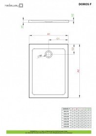 Душевой поддон Radaway Doros F 120x80 см акрил белый SDRF1280-01