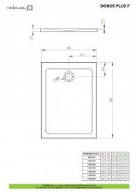 Душовий піддон Radaway Doros Plus F 120x70 см акрил білий SDRFP1270-01