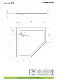 Душовий піддон Radaway Doros Plus PT 80х80 см акрил білий SDRPTP8080-01
