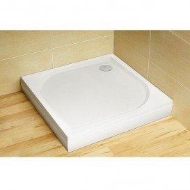 Душовий піддон Radaway Paros C 80x80 см литий мармур білий MBC8080-03-1