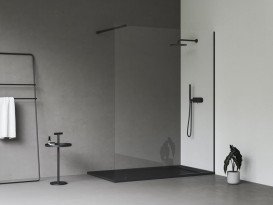 Душевой поддон Ravak Sandstone Pro 120x90 см литой мрамор черный XA03G743010