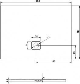 Душевой поддон Riho Basel 410 160x80 см акрил белый DC200050000000S