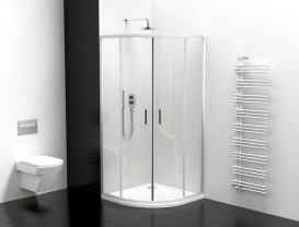 Душовий піддон Roca Aeron 90х90 см чверть кола штучний камінь цемент A276280300