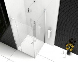 Душовий піддон Roca Aeron 90х90 см штучний камінь білий A276281100