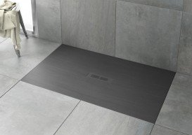 Душовий піддон Roca Helios 120х80 см штучний камінь сірий сланець AP2014B03200120P