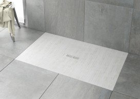 Душевой поддон Roca Helios 140х80 см искусственный камень белое состаренное дерево AP2015783200180P