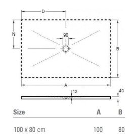 Душевой поддон Villeroy & Boch Subway Infinity 100х80 см санитарная керамика highland stone 6229SCVPC7