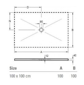 Душевой поддон Villeroy & Boch Subway Infinity 100х100 см санитарная керамика abbey blue 6228SCVPC2