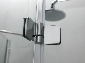 Душевой уголок четверть круга Kolpa San Atlas TKP 100/K 100x100 см профиль хром/прозрачное стекло 560230