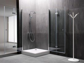 Душовий кутник Kolpa San Terra Flat TKK 90/K 90x90 см профіль хром/прозоре скло 508710