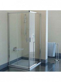 Душовий куточок квадратний Ravak Blix BLRV2-90 профіль сатин скло transparent 1LV70U00Z1