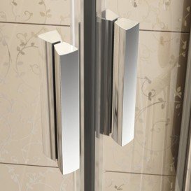 Душовий куточок квадратний Ravak Blix BLRV2-90 білий профіль скло grape 1LV70100ZG