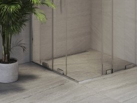 Душевой уголок Ravak Roll RORV2-90 90х90 см профиль полированный алюминий стекло transparent X14V70C00Z1