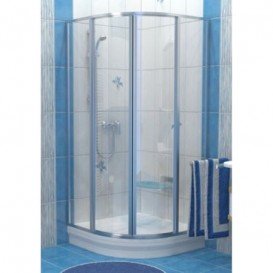 Душовий куточок Ravak Supernova SKCP4-80 напівкруглий профіль сатин скло transparent 31140U00Z1