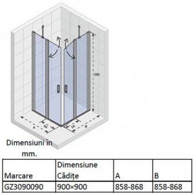Душевой уголок Riho Novik Z207 90x90 см хром/прозрачное стекло GZ3090090