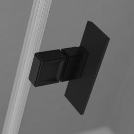 Душевые двери Radaway Nes 8 Black DWJ I 90 левосторонние черный/прозрачное стекло 10076090-54-01L