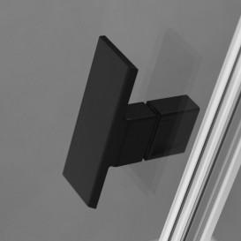 Душові двері Radaway Nes 8 Black DWJ I 70 правосторонні чорний/прозоре скло 10076070-54-01R