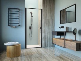 Душові двері Radaway Nes Black DWJ I Frame 70 лівобічні чорний/скло Frame 10026070-54-56L