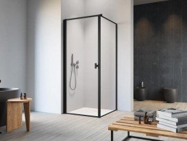 Душевые двери Radaway Nes Black KDJ I Frame 90 левосторонние черный/стекло Frame 10022090-54-56L