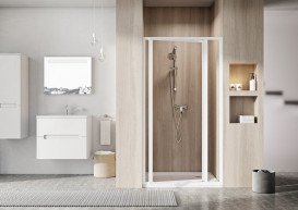 Душевые двери Ravak Supernova SDOP 90х195 см профиль белый/прозрачное стекло 03V701O2Z1