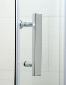 Двері душова Jika Cubito Pure 100х195 см профіль хром прозоре скло H2542430026681