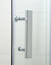 Дверь душевая Jika Cubito Pure 90х195 см профиль хром прозрачное стекло H2552420026681