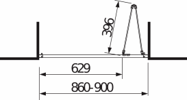 Двері душова Jika Lyra Plus 90 см білий профіль прозоре скло H2553820006681