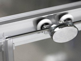 Дверь душевая Koller Pool Liga Line LLD2/1000 профиль Brillant стекло Transparent 556-1000KP0-00-02