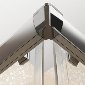 Дверь душевая прямоугольная боковая Ravak Blix BLRV2K-90 профиль полированный алюминий прозрачное стекло 1XV70C00Z1