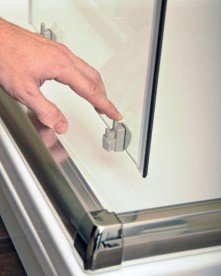 Дверь душевая прямоугольная боковая Ravak Blix BLRV2K-100 профиль полированный алюминий прозрачное стекло 1XVA0C00Z1