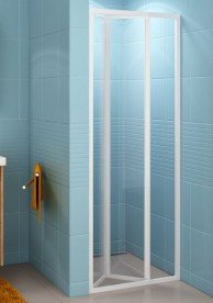 Дверь душевая складывающаяся Ravak Supernova SDZ2-70 белый профиль стекло transparent 01V10100Z1