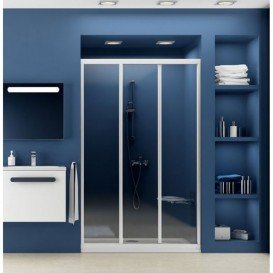 Двері душова розсувні Ravak Supernova ASDP3-100 білий профіль скло transparent 00VA0102Z1
