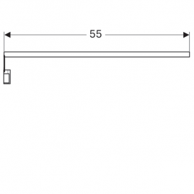 Двойная универсальная подсветка Geberit Group для внутреннего выдвижного ящика 501550000