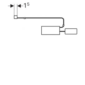 Двойная универсальная подсветка Geberit Group для внутреннего выдвижного ящика 501550000