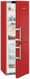 Двухкамерный холодильник Liebherr CNfr 4335 Comfort NoFrost сталь красный CNfr 4335-21 001
