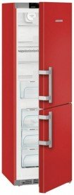 Двухкамерный холодильник Liebherr CNfr 4335 Comfort NoFrost сталь красный CNfr 4335-21 001