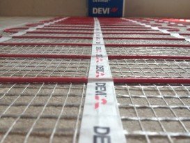Двухжильный нагревательный мат Devi DEVIcomfort 150T 12 м.кв (0.5х24) 83030588