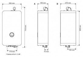 Электрический котел Bosch Tronic Heat 3500 15kW / 220 / 380 одноконтурный 7738502600