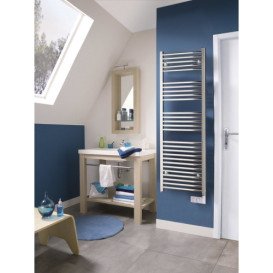 Електрична сушка для рушників Atlantic 2012 1453х480х100 мм 500 Вт сталь хром 850405