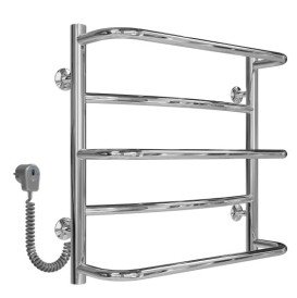 Електрична сушарка для рушників Deffi Аквамікс П5 400х500 ліве підключення хром C.AM.50.40.5.E.C.L.5