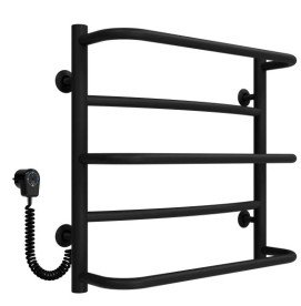 Электрический полотенцесушитель Deffi Аквамикс П5 400х500 левое подключение черный C.AM.50.40.5.E.B.L.5