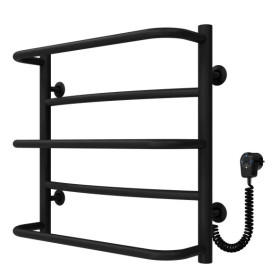 Электрический полотенцесушитель Deffi Аквамикс П5 400х500 правое подключение черный C.AM.50.40.5.E.B.R.5