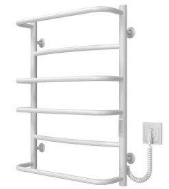 Електросушарка для рушників Deffi Аквамікс П6 400х700 праве підключення WD03 білий C.AM.70.40.6.E.W.R.3